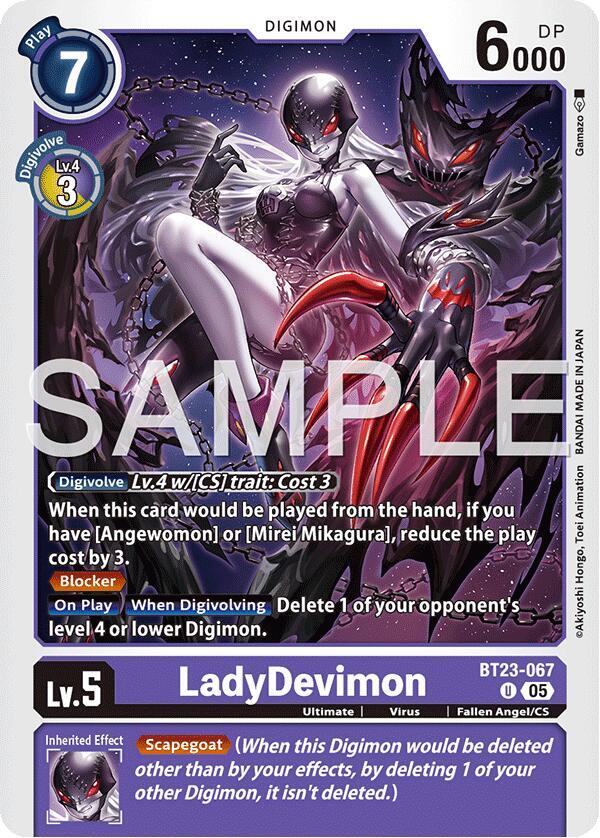 LadyDevimon, Hackers' Slumber BT23-067 U