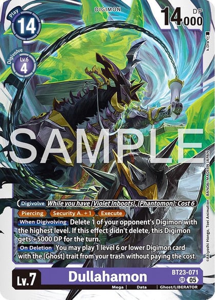 Dullahamon, Hackers' Slumber BT23-071 SR
