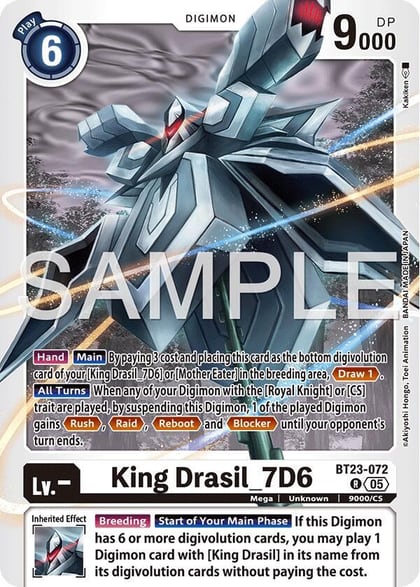 King Drasil_7D6, Hackers' Slumber BT23-072 R