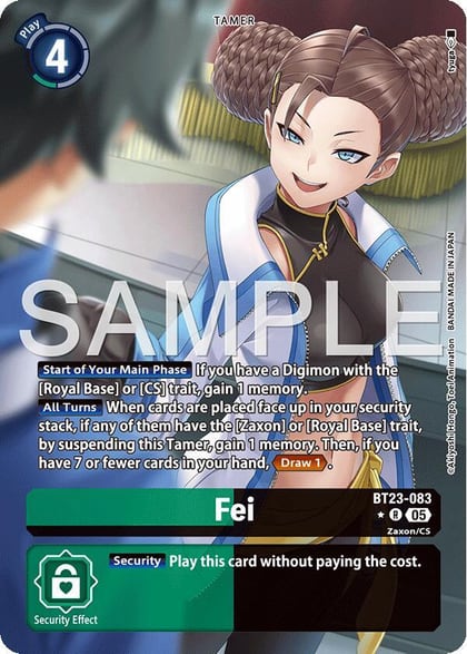 Fei (Alternate Art), Hackers' Slumber BT23-083 R