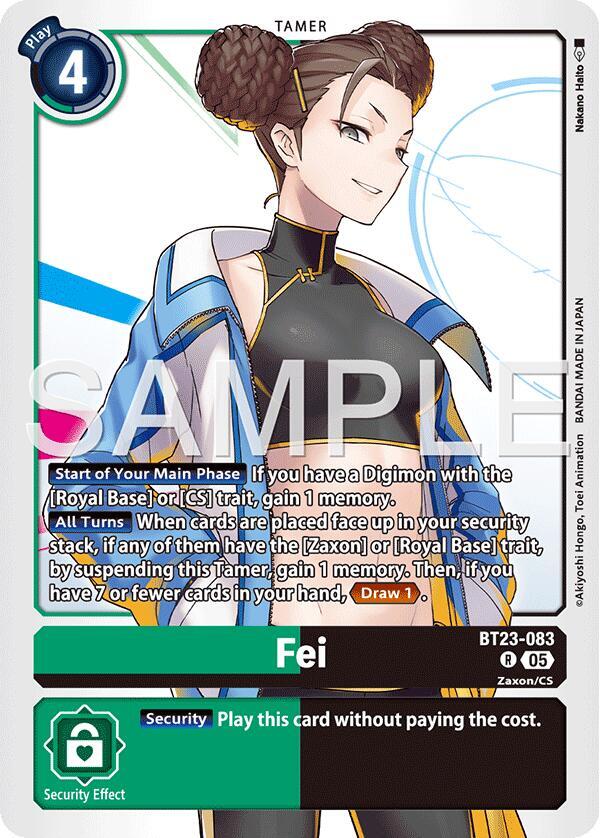 Fei, Hackers' Slumber BT23-083 R