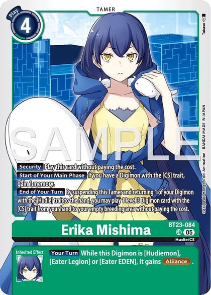 Erika Mishima, Hackers' Slumber BT23-084 SR