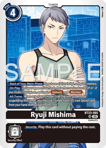 Ryuji Mishima, Hackers' Slumber BT23-085 SR