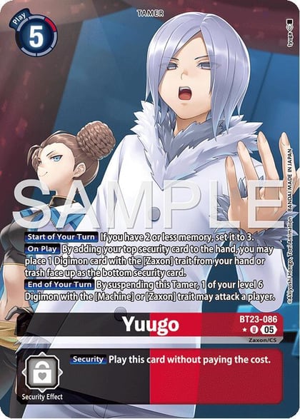 Yuugo (Alternate Art), Hackers' Slumber BT23-086 U