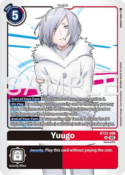 Yuugo, Hackers' Slumber BT23-086 U