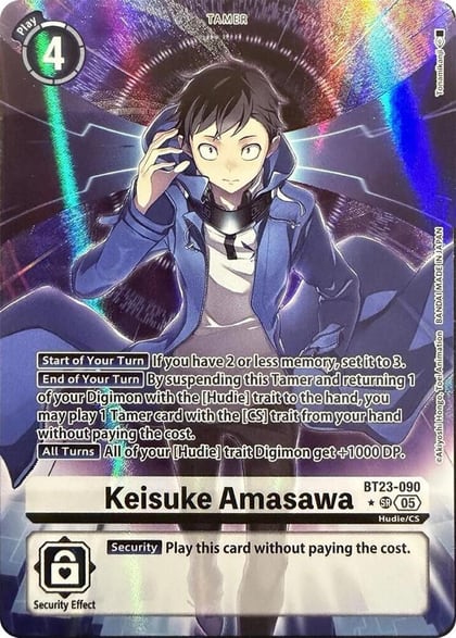 Keisuke Amasawa (Alternate Art), Hackers' Slumber BT23-090 SR