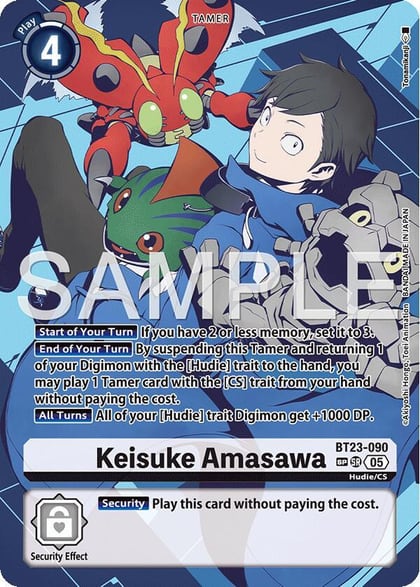 Keisuke Amasawa (SP), Hackers' Slumber BT23-090 SR