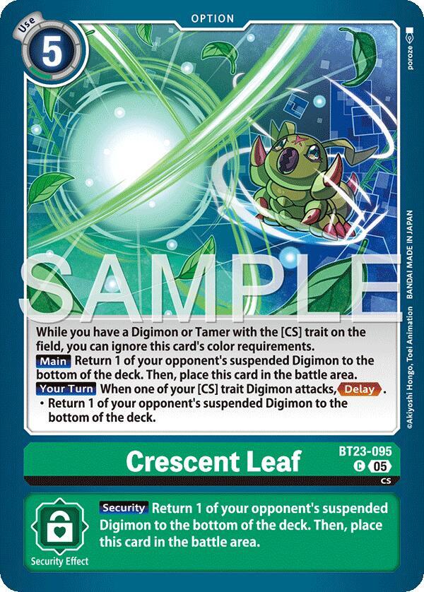Crescent Leaf, Hackers' Slumber BT23-095 C