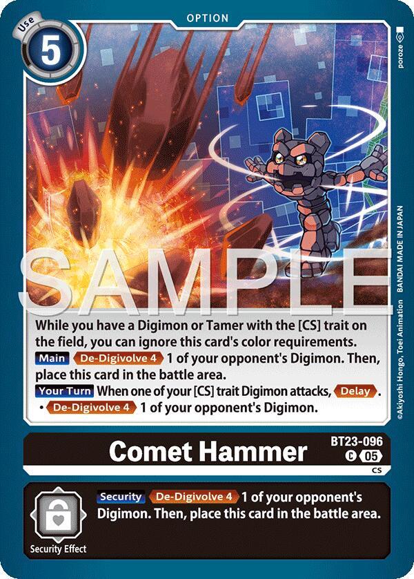 Comet Hammer, Hackers' Slumber BT23-096 C