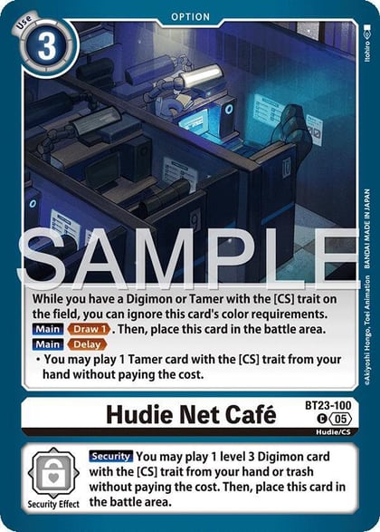 Hudie Net Cafe, Hackers' Slumber BT23-100 C