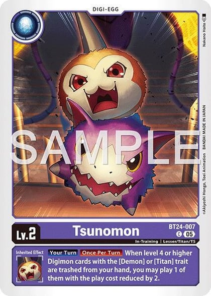 Tsunomon, Time Stranger BT24-007 C