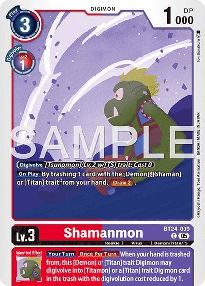 Shamanmon, Time Stranger BT24-009 C