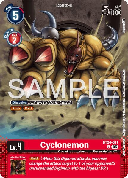 Cyclonemon (Event Pack 10), Time Stranger BT24-011 C