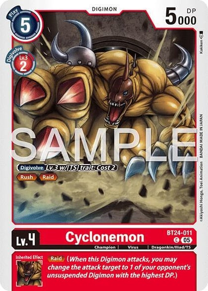 Cyclonemon, Time Stranger BT24-011 C