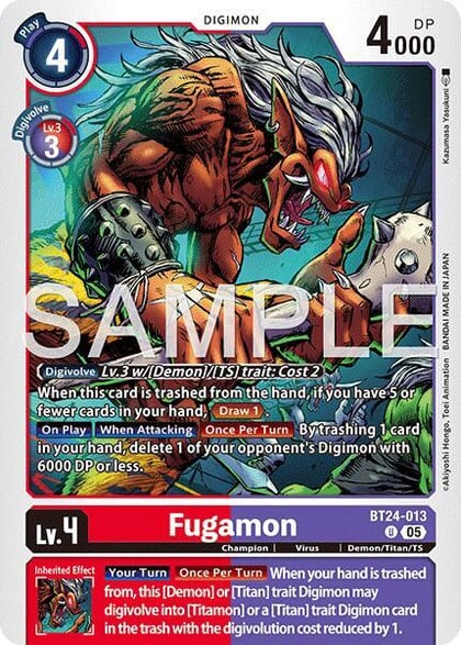 Fugamon, Time Stranger BT24-013 U