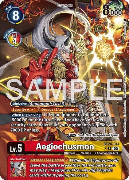Aegiochusmon (Alternate Art), Time Stranger BT24-014 R
