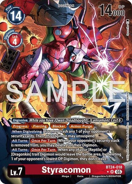 Styracomon (Alternate Art), Time Stranger BT24-018 SR