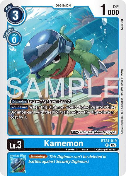 Kamemon, Time Stranger BT24-019 C