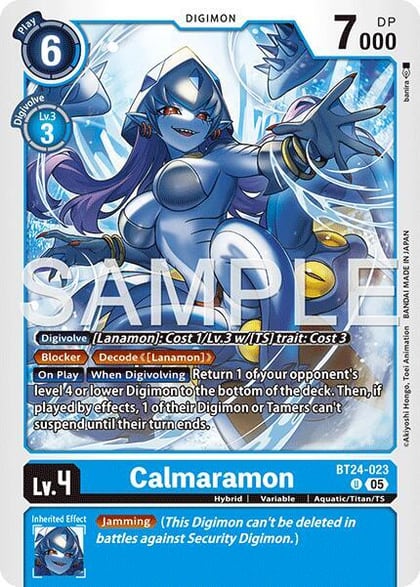 Calmaramon, Time Stranger BT24-023 U