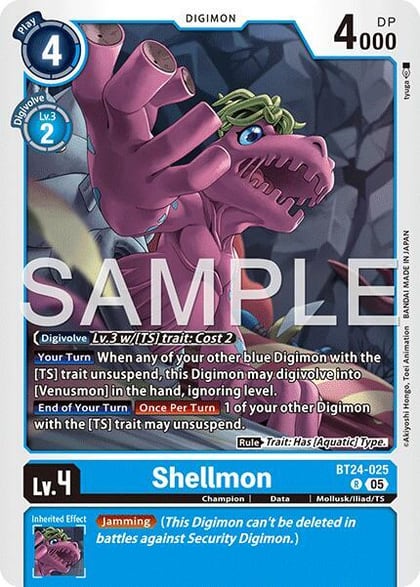 Shellmon, Time Stranger BT24-025 R