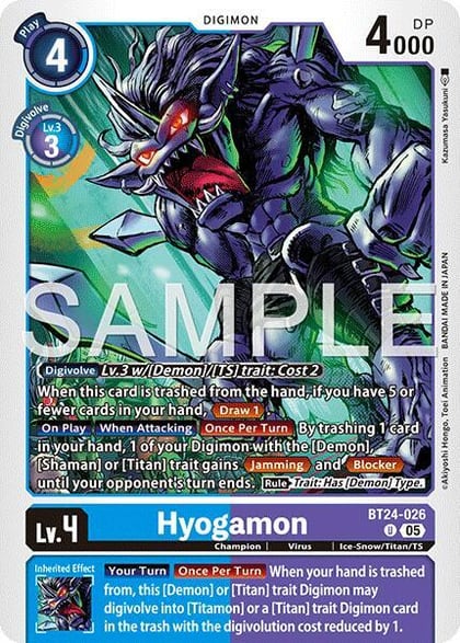 Hyogamon, Time Stranger BT24-026 U