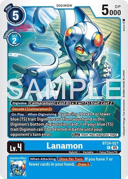 Lanamon, Time Stranger BT24-027 R