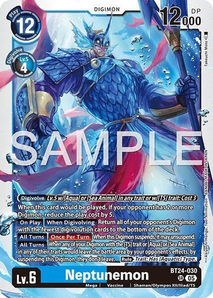 Neptunemon, Time Stranger BT24-030 SR