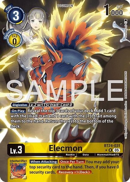 Elecmon (Alternate Art), Time Stranger BT24-031 R