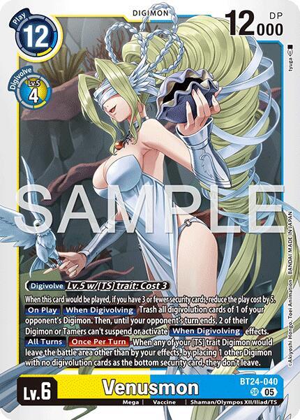 Venusmon, Time Stranger BT24-040 SR