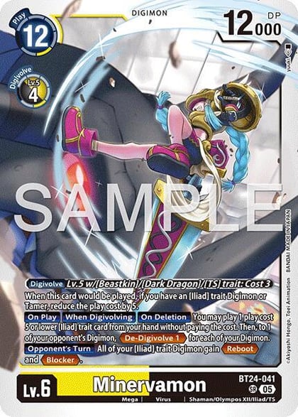 Minervamon, Time Stranger BT24-041 SR