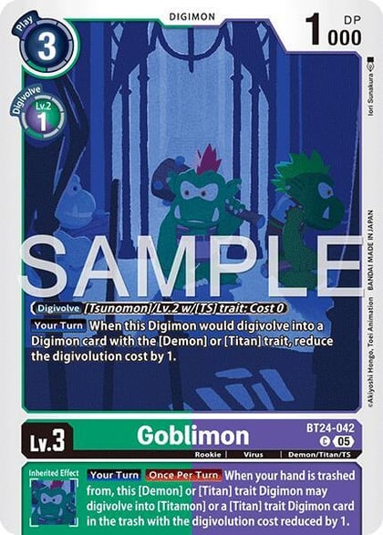 Goblimon, Time Stranger BT24-042 C