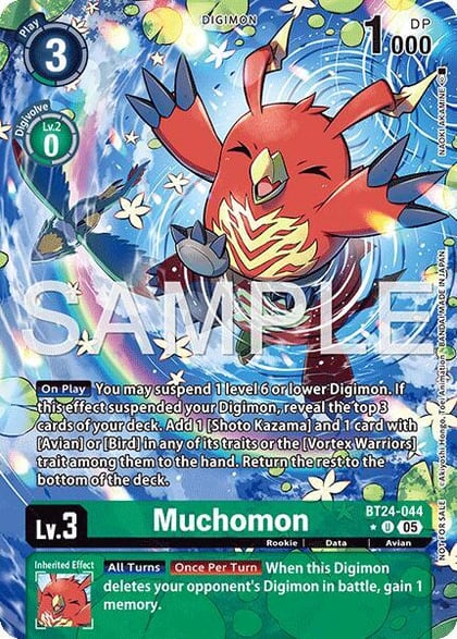 Muchomon (Box Topper), Time Stranger BT24-044 U
