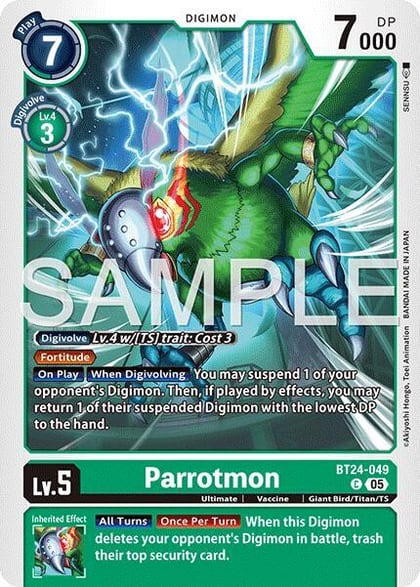 Parrotmon, Time Stranger BT24-049 C