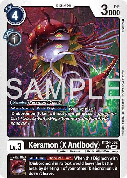Keramon (X Antibody), Time Stranger BT24-052 C
