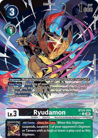 Ryudamon (Box Topper), Time Stranger BT24-054 U
