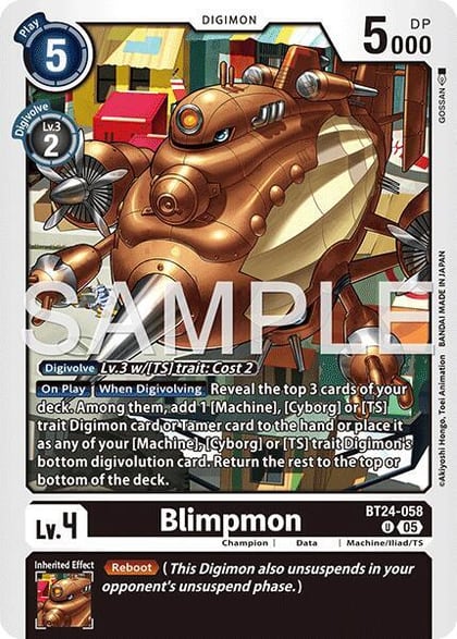 Blimpmon, Time Stranger BT24-058 U