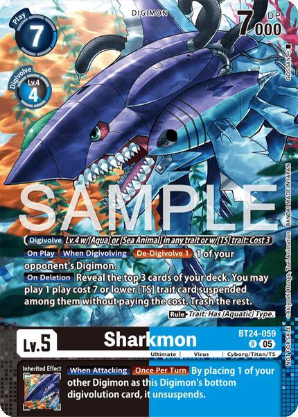 Sharkmon (Event Pack 10), Time Stranger BT24-059 R
