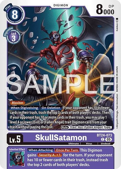SkullSatamon, Time Stranger BT24-073