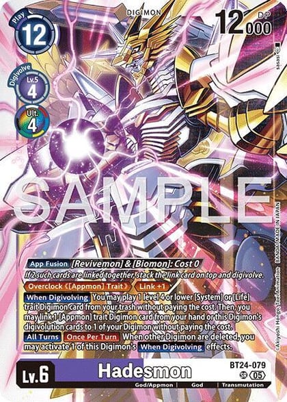 Hadesmon, Time Stranger BT24-079 SR