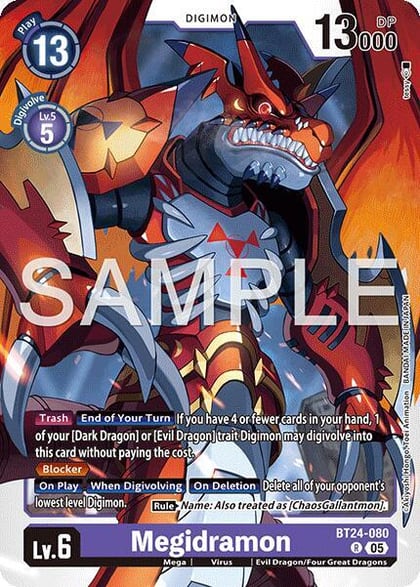 Megidramon, Time Stranger BT24-080 R