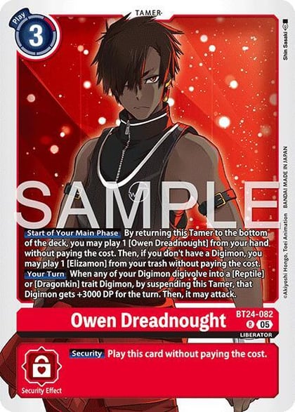 Owen Dreadnought, Time Stranger BT24-082 R