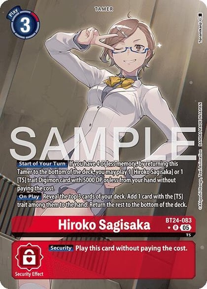 Hiroko Sagisaka (Alternate Art), Time Stranger BT24-083 R