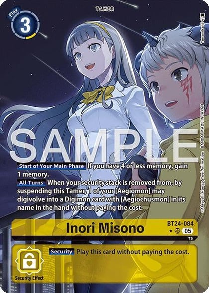 Inori Misono (Alternate Art), Time Stranger BT24-084 SR