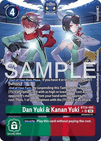 Dan Yuki & Kanan Yuki (Alternate Art), Time Stranger BT24-085