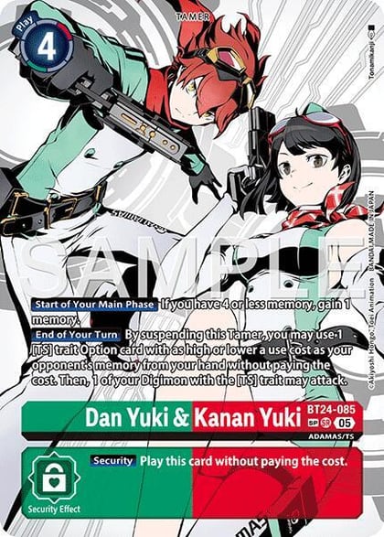 Dan Yuki & Kanan Yuki (SP), Time Stranger BT24-085 SR