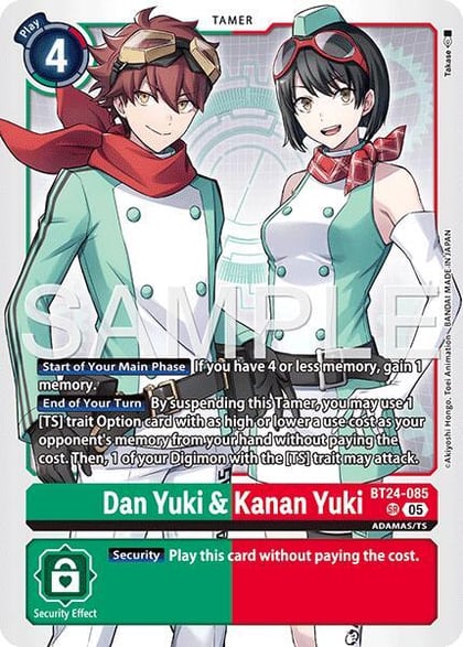 Dan Yuki & Kanan Yuki, Time Stranger BT24-085
