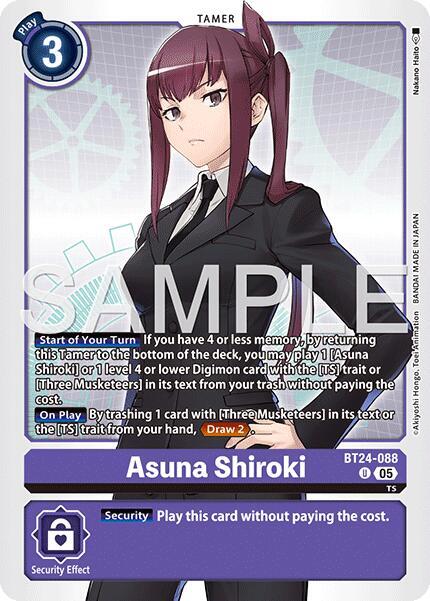 Asuna Shiroki, Time Stranger BT24-088 UC