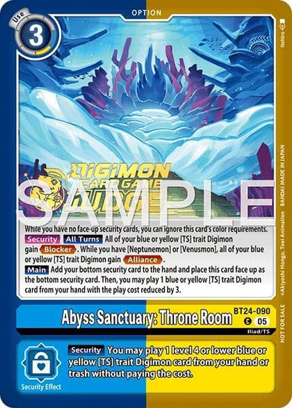 Abyss Sanctuary: Throne Room (Judge Pack 9), Time Stranger BT24-090 C