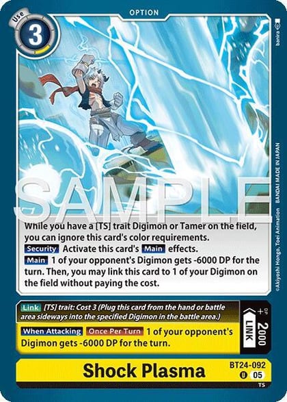 Shock Plasma, Time Stranger BT24-092 U