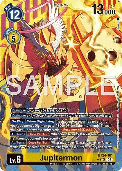 Jupitermon (Alternate Art), Time Stranger BT24-101 SEC